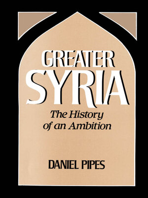 cover image of Greater Syria